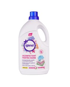 Dezinfectant rufe albe si colorate, fara clor, Fresh Cotton, IGIENOL, 1.5l - 2