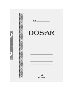 Dosar carton alb incopciat 1/1 ECADA
