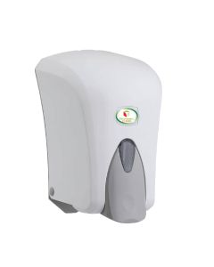 Dozator sapun lichid manual economic alb, KOOBIC, 1l