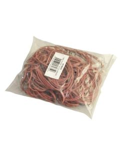 Elastice pentru bani Q-CONNECT, 50 mm, 60 % cauciuc, 100 gr, rosu