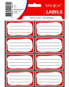 Etichete scolare 40/set TANEX