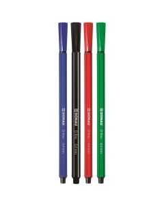 Fineliner DONAU D-Fine, scriere de 0.4 mm, corp hexagonal *10