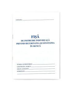 Fisa individuala Protectia muncii