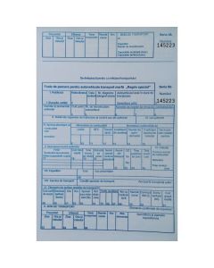 Foi parcurs A4 marfa inseriate