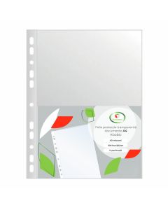 Folie protectie pentru documente A4, 40 microni, 100/set, KOOBIC - transparenta