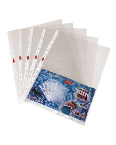 Folie protectie pentru documente A4 40 microni cristal DACO 100/set