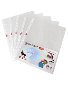 Folie protectie pentru documente A4 40 microni transparenta plus DACO 100/set