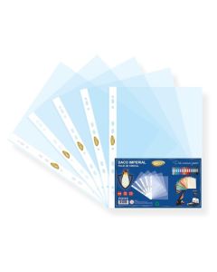 Folie protectie pentru documente A4 imperial 115 microni cristal DACO 50/set
