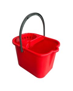 Galeata cu roti si storcator pentru mop, ALISAN, 15l - 0