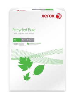 Hartie copiator Recycled Pure XEROX, A4, 80 g/mp, 500 coli/top