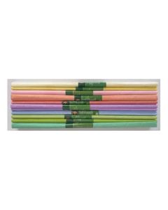 Hartie creponata 10/set culori pastel KOH-I-NOOR