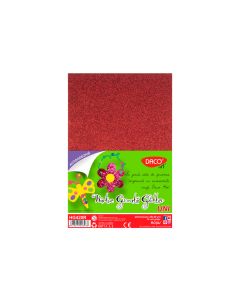 Hartie gumata glitter autoadeziva 10 coli DACO