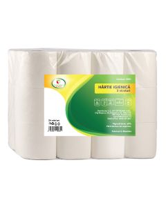 Hartie igienica alba 3 straturi, 115 foi, KOOBIC, 24role/set