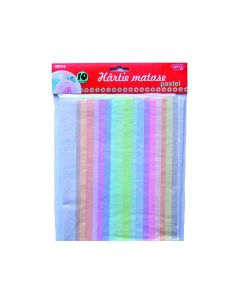 Hartie matase 10 culori pastel DACO