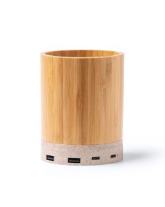 Suport Pixuri Cu Incarcator Wireless Roly Celik 