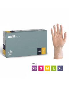 Manusi vinil transparente easyCARE, ZARYS, 100buc/cutie - 1