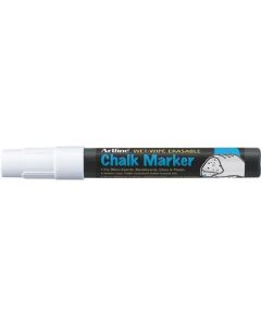 Marker cu creta ARTLINE pentru table de scris varf 4.0mm - alb