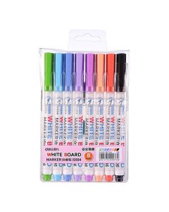 Marker whiteboard slim set 8 buc DELI
