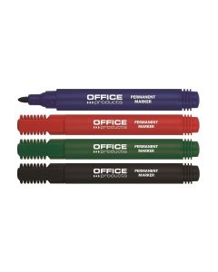 Marker permanent varf rotund corp plastic Office Products