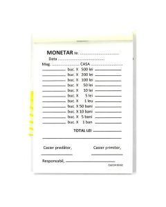 Monetar autocopiativ 2 ex.