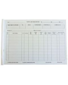 Note de receptie model vechi