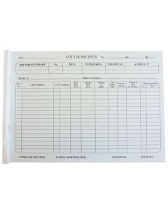 Note de receptie model vechi autocopiativ