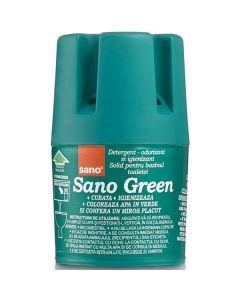 Odorizant solid pentru rezervorul toaletei, SANO Green, 150gr - 1