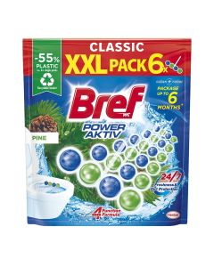 Odorizant WC Power Aktiv, Pine, BREF 6x50gr