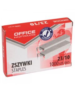Capse zincate OFFICE Products 23/10, pentru 60 coli, 1000 buc/cut