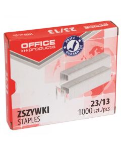 Capse zincate OFFICE Products 23/13, pentru 100 coli, 1000 buc/cut