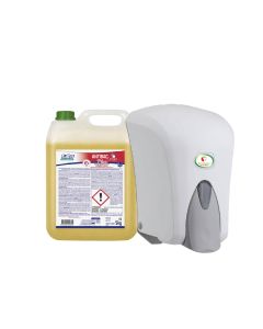 Pachet dozator + sapun dezinfectant Sutter