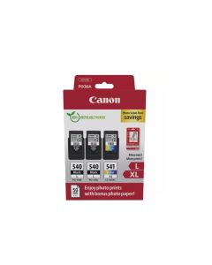 Pachet cartuse cerneala CANON PG-540L X2 CL-541XL pentru PIXMA GM2050 MG2140 MG3150 MG3650 Negru + Multicolor