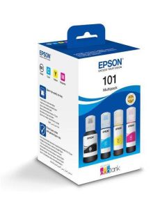 Pachet cartuse cerneala Epson 101 pentru L6170 L4160 L4150 L6190 Negru + Cyan + Magenta + Galben 127 ml Negru 70 ml culoare