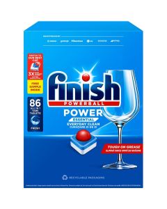 Pastile pentru masina de spalat vase, FINISH All In One, 86buc