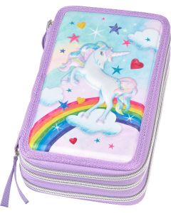 Penar echipat 44 piese 3 fermoare Unicorn FABER-CASTELL