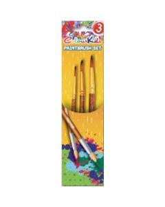 Pensule 3/set varf ascutit nr. 3/7/11 colour kids PIGNA