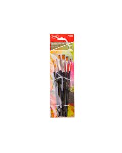 Pensule par sintetic varf drept set 6 DACO