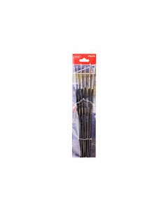Pensule par sintetic varf lung set 6 DACO