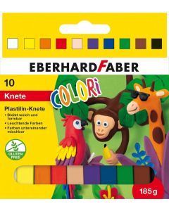 Plastilina 10 culori 185g EBERHARD FABER