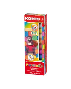 Plastilina 10 culori 200g KORES