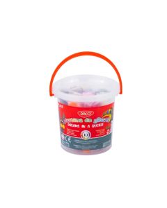 Plastilina 10x40 g Plastilina din galeata DACO