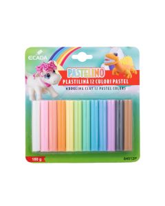 Plastilina 12x15 g Pastel ECADA