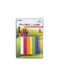 Plastilina 6x15 g ECADA