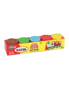 Plastilina usoara 5x50 g FATIH