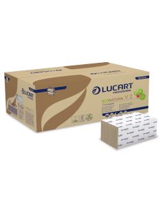 Prosoape pliate v 2 straturi, 190 foi, Econatural V2, LUCART, 20set/bax