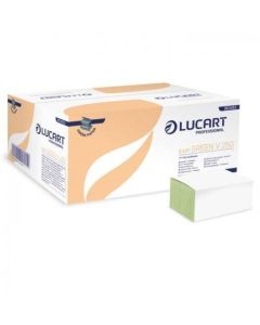 Prosoape pliate v verzi 1 strat, 250 foi, Easy Green V250, LUCART, 20set/bax