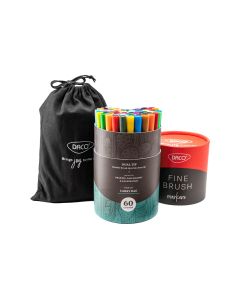 Set liner 60 culori fine brush DACO