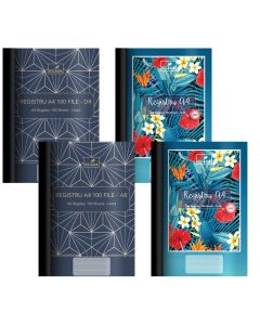 Registru A4 cartonat 100F aritmetica ECADA