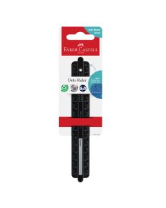 Rigla 15cm dots FABER-CASTELL