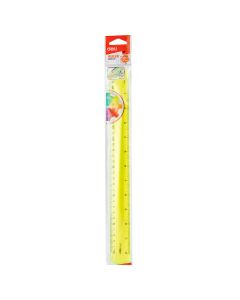 Rigla 30cm transparenta Color Pioneer DELI